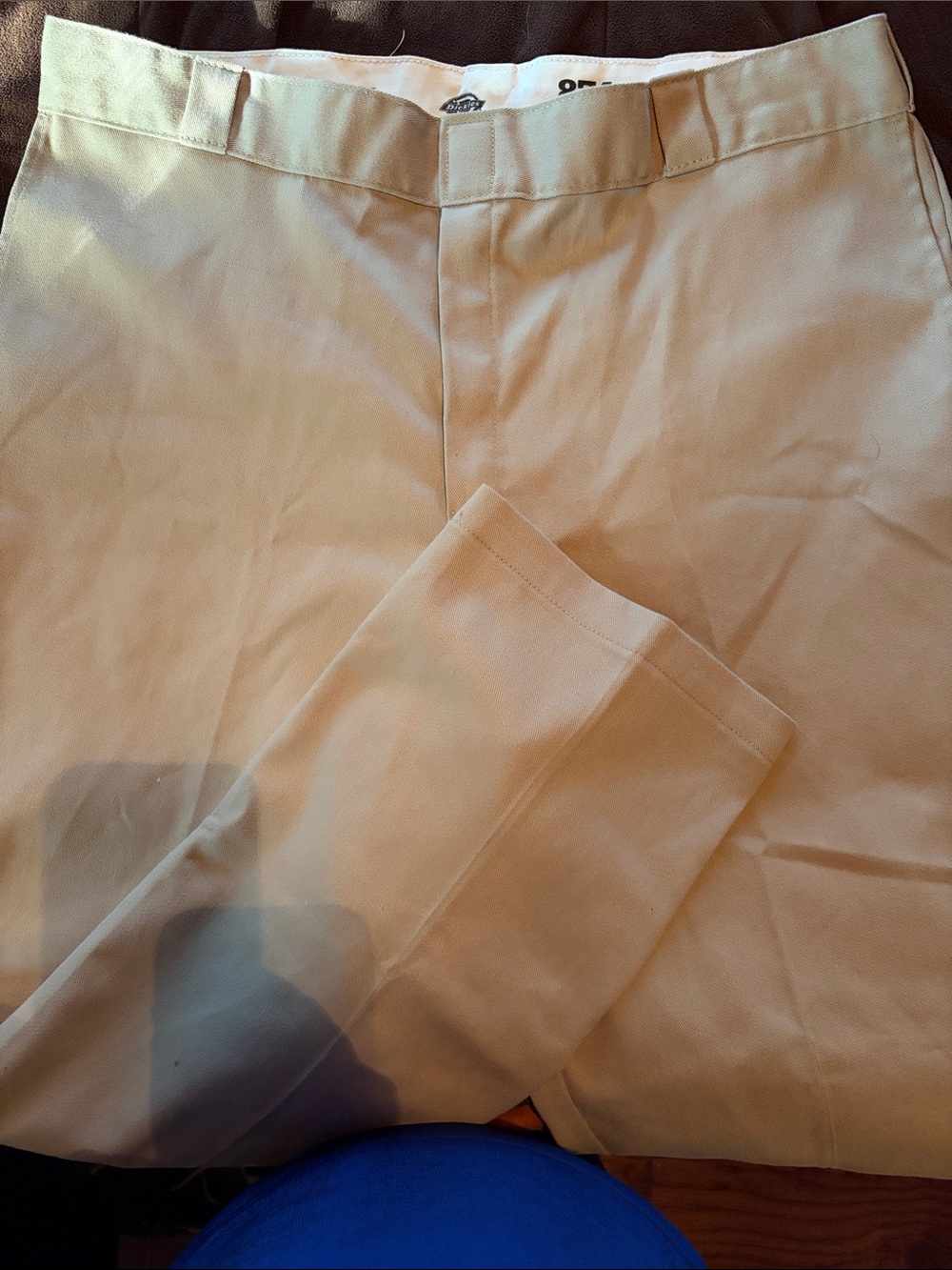 Dickies Men's size 42 x 32 pants Straight-Fit Tan Chino Pants